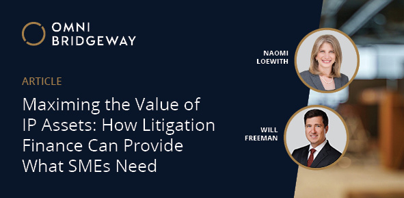 Maximing the Value of IP Assets: How Litigation Finance Can Provide What SMEs Need