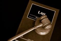 Gavel w law book Gavel w law book
